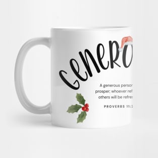 Generosity - Fruits of the Spirit 2023 Christmas | Group | Set Design Mug